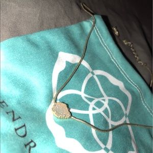 Kendra Scott Tessa Necklace Iridescent Drusy